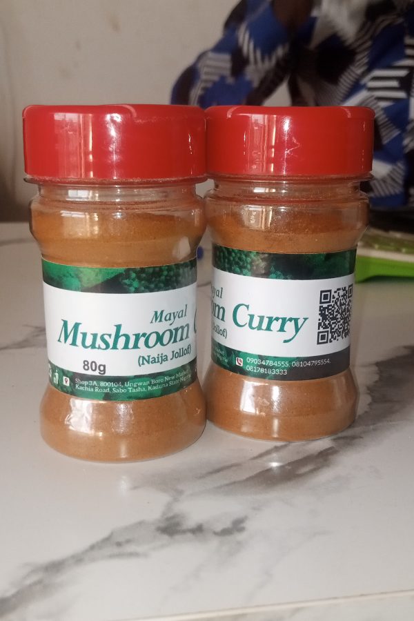 Mayal Mushroom Curry (Naija Jollof)