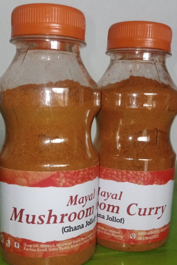 Mayal Mushroom Curry (Ghana Jollof)